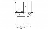 Doepke 09980652 RK M36 Sada pro montáž na omítku pro RK81/RK81S/RK12/RK12S/RK24