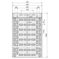 Kabelový žlab 60x300x1,25 sendzimir (Jupiter) KOPOS KZI 60X300X1.25_PO