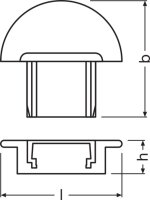 LEDVANCE Flat Profiles for LED Strips -PF01/EC