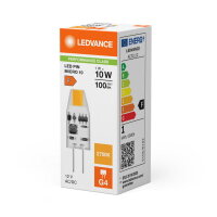 LEDVANCE LED PIN MICRO 12V P 1W 827 Clear G4