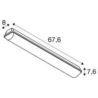 WATERPROOF V DALI 600 18W 840 IP66 SLV 1008087