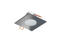 Podhledové svítidlo SPOTLIGHT IP65 SQUARE 3000K stříbrná brouš PANLUX PN14100027