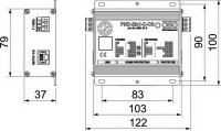 OBO PND-2in1-C-OS Kombinovaný ochranný přístroj 2v1 pro kamer. systémy CCTV 230V