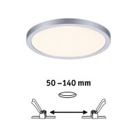 LED vestavné svítidlo Areo VariFit IP44 kruhové 175 13W 3000K matný chrom 93034