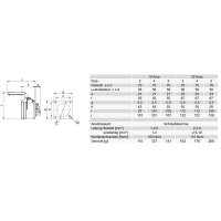 zásuvka vestavná 3P 32A/230V 6h IP44 příruba 70x70mm přímá černá MIDNIGHT