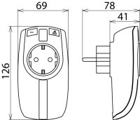 Svodič přepětí - adaptér DEHNprotector provedení ''SCHUKO'' 909230