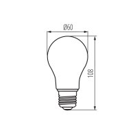 Světelný zdroj LED XLED A60 4W-SW (starý kód 29642) KANLUX 33516