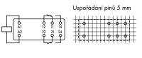 Základní relé, vstupní jmenovité napětí DC 110 V, 2 přepínací kontakty