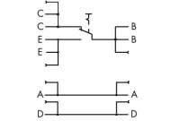 Modul spínačů se střídavým přepínačem Spínací napětí AC 250V WAGO 789-800