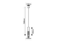 NASIS GU10 1x 35W IP20 černá RABALUX 72250