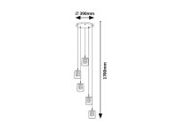 Duchess G9 5xMAX 40W IP20 chrom RABALUX 3117