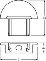 LEDVANCE Flat Profiles for LED Strips -PF01/EC/H