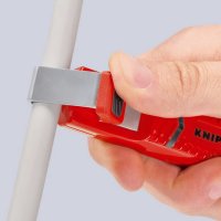 Nástroj pro odstraňování plášťů se skalpelovou čepelí 130 mm KNIPEX 16 20 16 SB