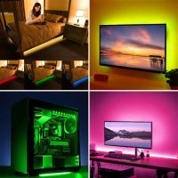 LED WIFI smart RGB pásek pro TV, 4x50cm, USB SOLIGHT WM58