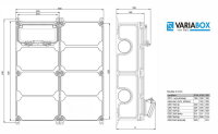 Zásuvková kombinace NG ENERGY VARIABOX SC 53 1730 VB.04