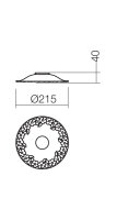 LEA ABAJUR CERAMICA D21 FIORI