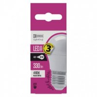 LED žárovka Classic Mini Globe E27 4,1W (32W) 350 lm neutrální bílá EMOS ZQ1111