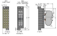 Potenciálový blok, potisk 1-24, s jednou napájecí svorkou WAGO 726-601