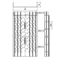 Žlab LINEAR+ L1B-P 200/60 ''SZ'' perforovaný FI normový 3m ARKYS ARB-14112015