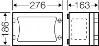 FP 0121 prázdná skříň 276 x 186 x 186 mm