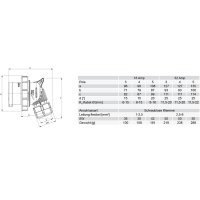 vidlice úhlová 5P, 16A/400V, 6h, IP67, bezšroubová TURBO TWIST PCE 80152-6TT