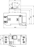 Proudový chránič EFI-P2 A 63/0,1 10kA 100mA ETI 002061123