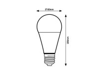 SMD LED, E27 A60, 9W, 810lm, 3000K RABALUX 79035