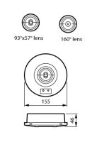 EM152C SM 2S OA/CO NM3 ELB WH IP65 PHILIPS 871869979893200