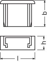 LEDVANCE Flat Profiles for LED Strips -PF02/EC