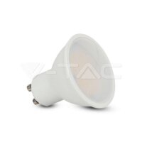 LED Spotlight SAMSUNG Chip GU10 4.5W Smooth Plastic 110°D 3000K V-TAC SKU21201