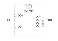 Kapacitní zálohovací modul, vstupní napětí 24 V DC, Výstupní napětí 24 V DC