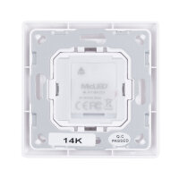 ZigBee nástěnný ovladač dvoutlačítkový, programovatelný MCLED ML-917.604.22.0