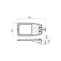 XTIMEX STREET FITTING 90W/110W 80-264V A