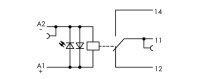 Reléový modul vstupní jmenovité napětí DC 36 V 1 přepínací kontakt WAGO 859-386