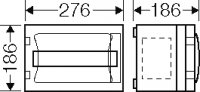 FP 1105  Jističová skříň 276 x 253 x 186