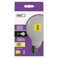 LED žárovka Filament Globe E27 7,8 W (75W) 1 055 lm teplá bílá EMOS ZF2150