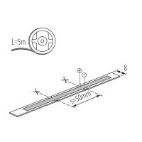 LCOB 10W/M 24 IP00-NW Pásek LED COB KANLUX 33368