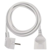 Prodlužovací kabel 2 m 1 zásuvky bílý PVC 1mm2 EMOS P0122
