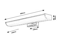 Evron LED 13,5W IP44 chrom RABALUX 5064