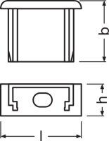 LEDVANCE Flat Profiles for LED Strips -PF02/EC/H