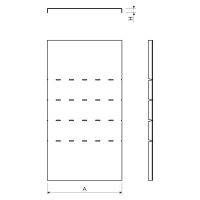 Víko klesajícího oblouku 60x300 pozinkování Zn+Mg+Al KOPOS VKO 90X60X300_ZM