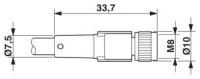 SAC-3P- 5,0-PUR/M 8FS Kabel senzoru/aktoru 1669628
