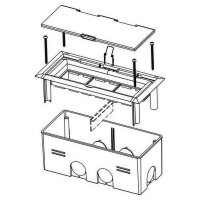 Elektroinstalační krabice do betonu šedá KOPOS KOPOBOX MINI B_KB