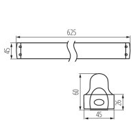 Svítidlo pro T8 LED ALDO 4LED 1X60 26360 Kanlux