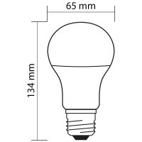 LED žárovka 15W, E27, 4000K, CRI80, vyz. úhel 200°, 360° 1521lm