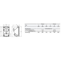 zásuvka nástěnná s vypínačem, IP 44 PCE 96061550