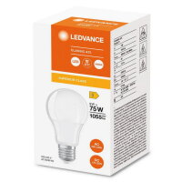 LEDVANCE LED CLASSIC LAMPS FOR FACILITIES S 9W 840 Frosted E27