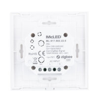 ZigBee nástěnný ovladač - řízení jasu, 4 zóny, AC napájení MCLED ML-917.802.22.0