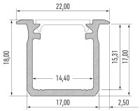 AL-PROFIL G BLACK 2M (10-0072-20)