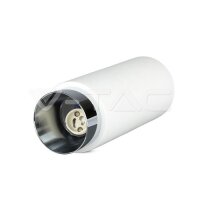 GU10 Fitting Gypsum Metal With Matt Chrome Bottom, VT865 V-TAC SKU3114